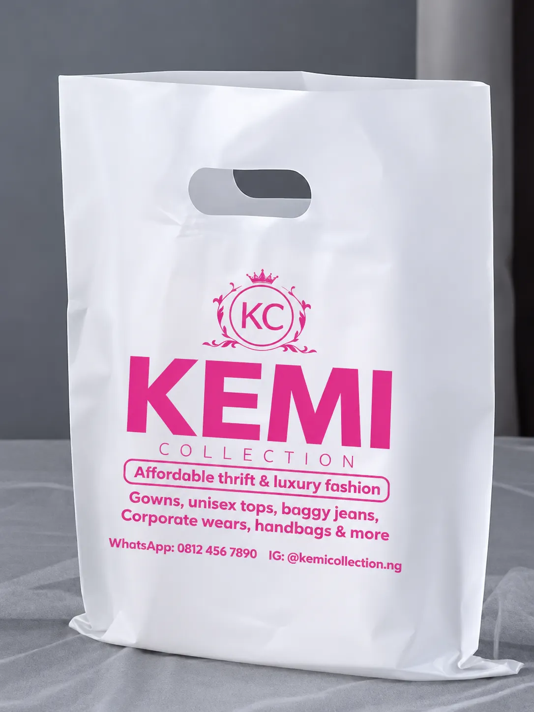 Custom Branded Nylon Bags printed in Lagos, Nigeria
