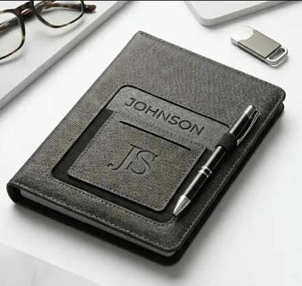 Custom Branded Leather Notepads printed in Lagos, Nigeria