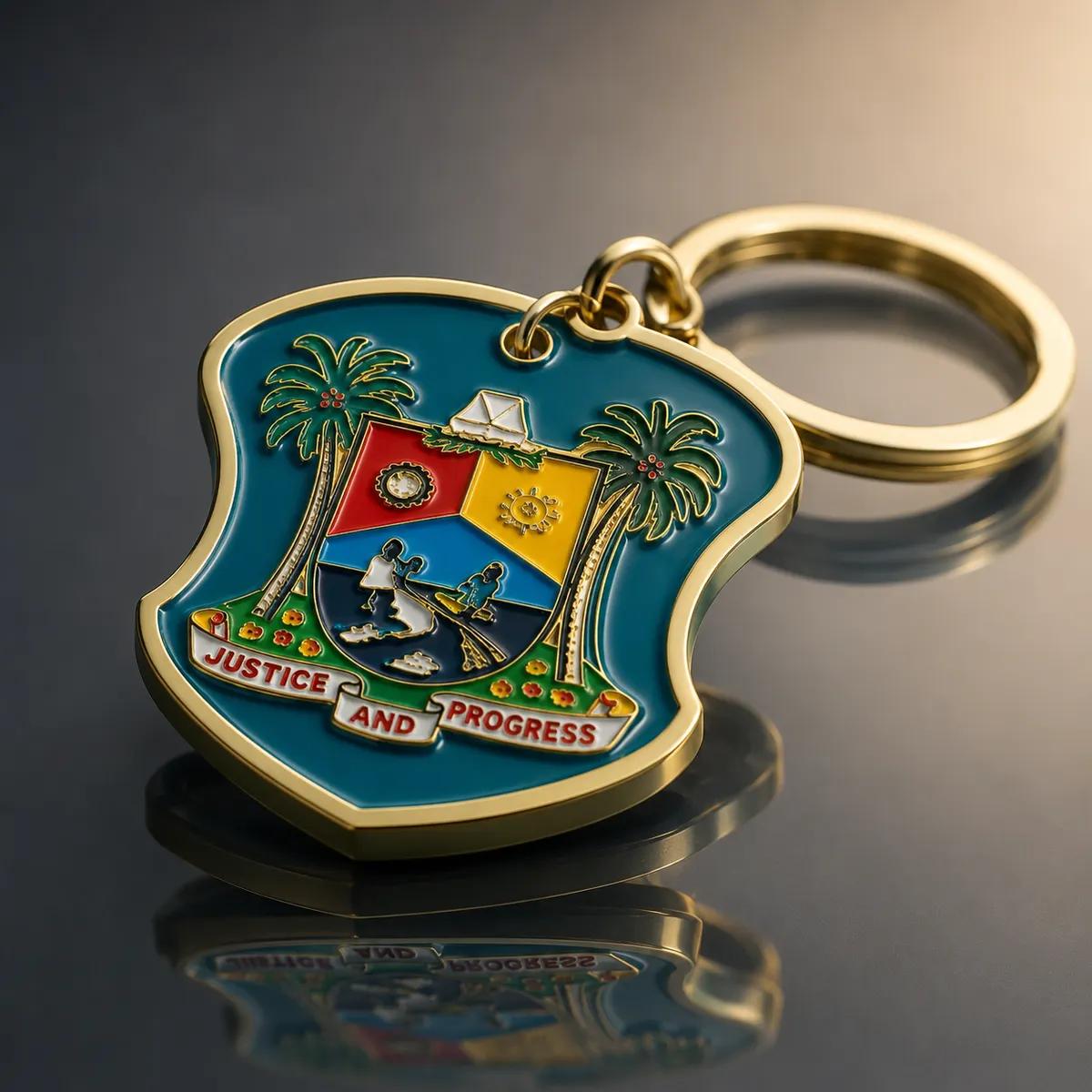 Custom Metal Keychains made in Lagos, Nigeria
