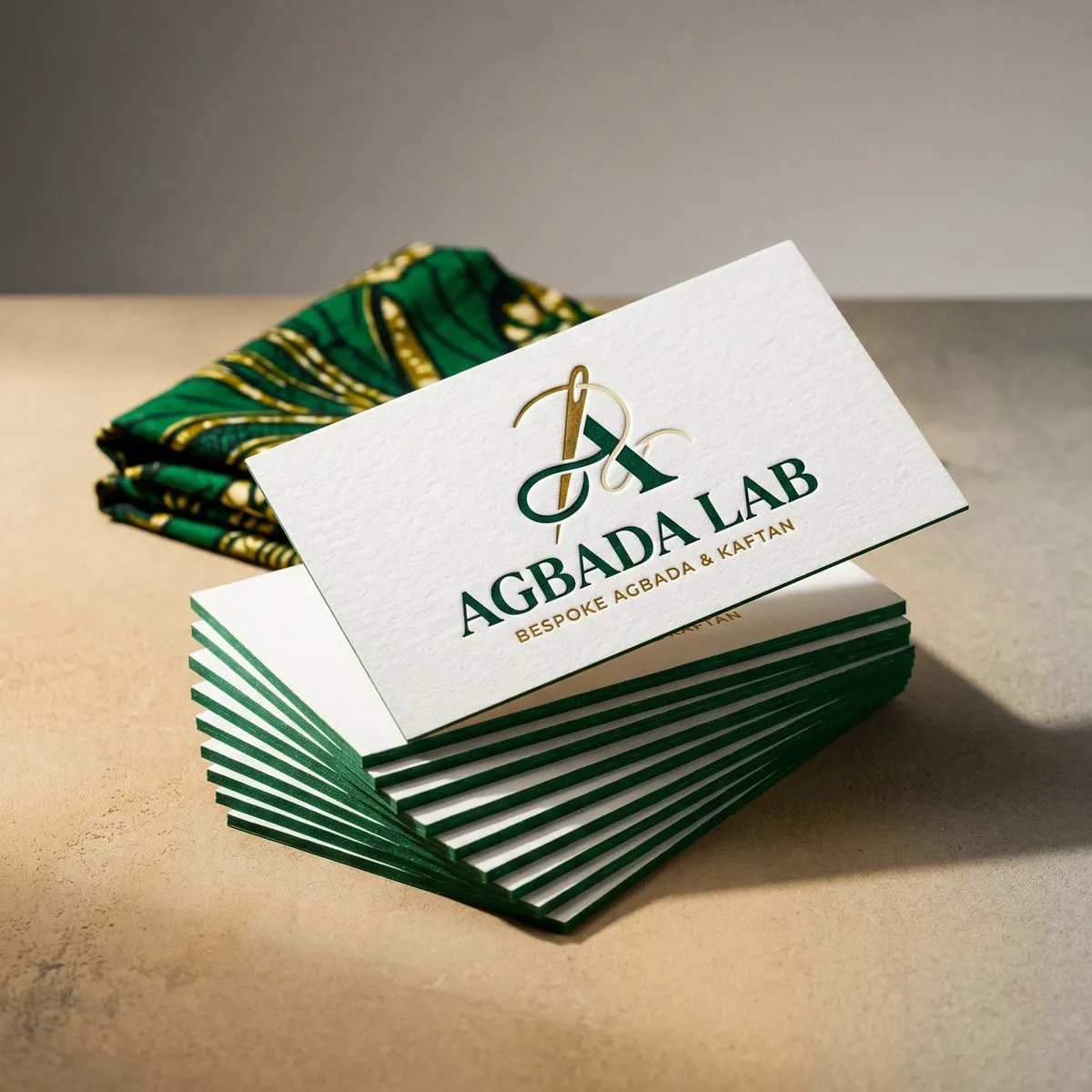 Custom Standard Business Card (one-sided) printed in Lagos, Nigeria