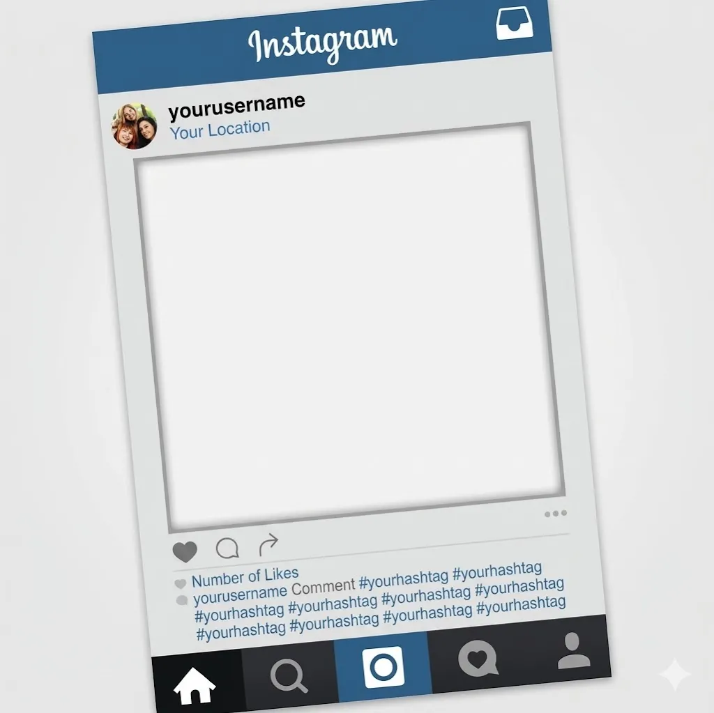 Custom Instagram Frame Boards printed in Lagos, Nigeria