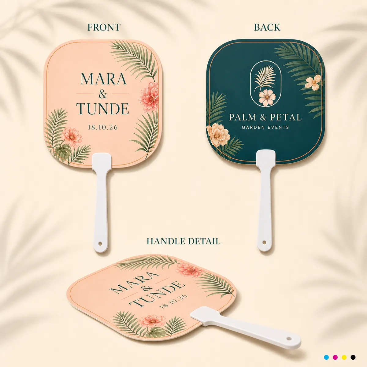Custom Handfan printed in Lagos, Nigeria