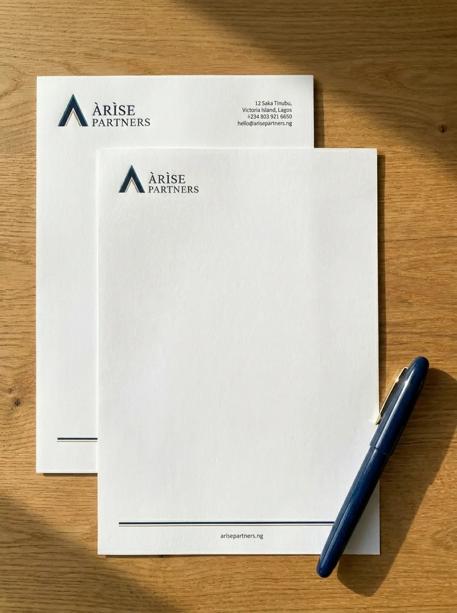 Custom Continuation Sheets printed in Lagos, Nigeria