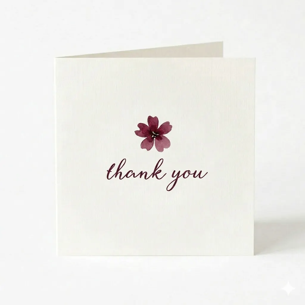 Custom Thank You Cards printed in Lagos, Nigeria
