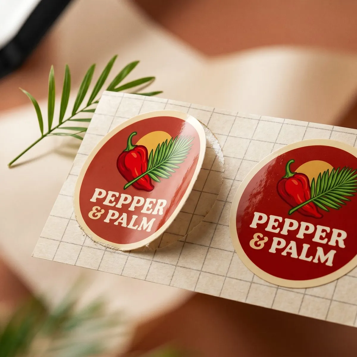 Custom Round Sticker printed in Lagos, Nigeria