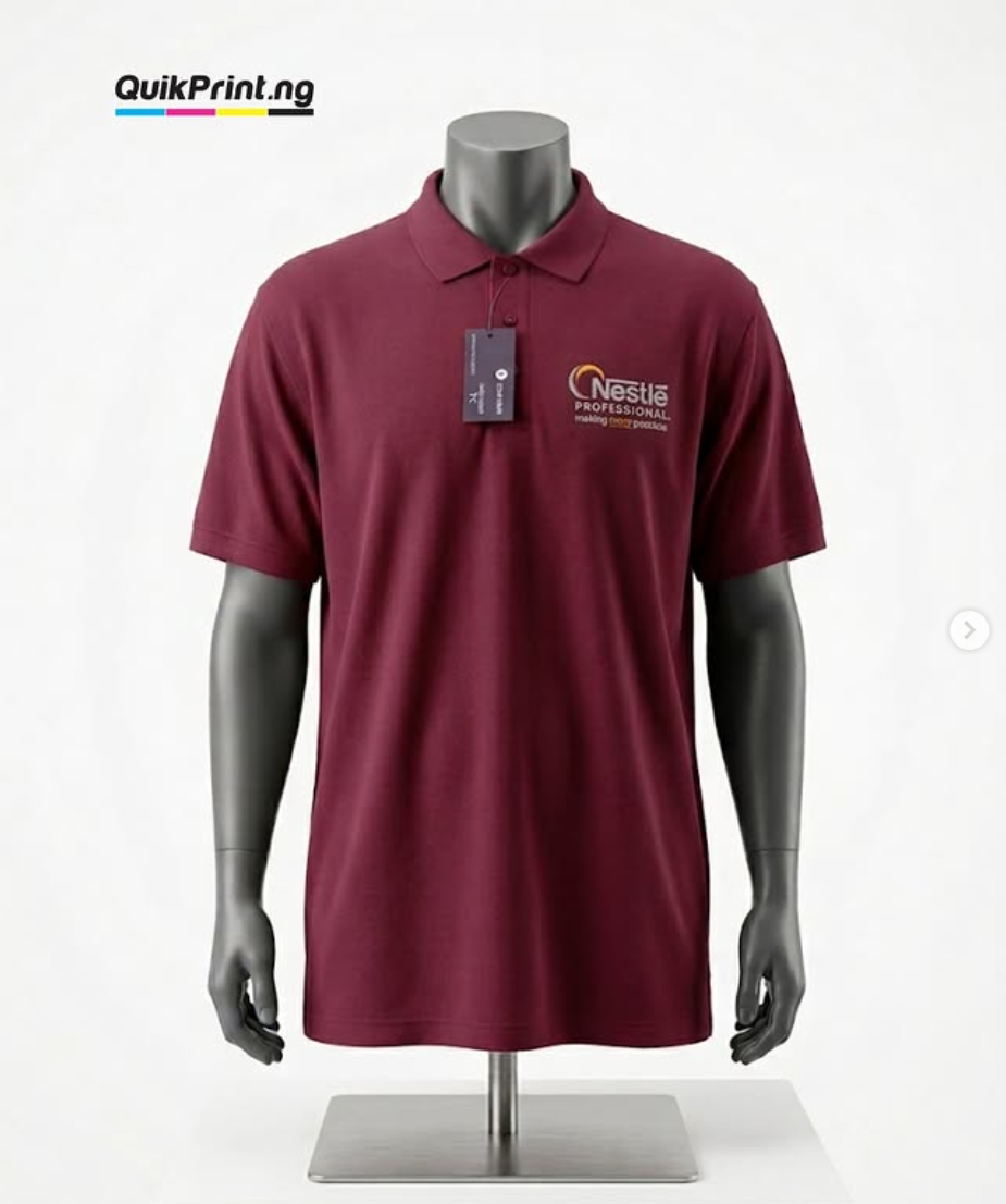 Nestle shirt branding 100 pieces