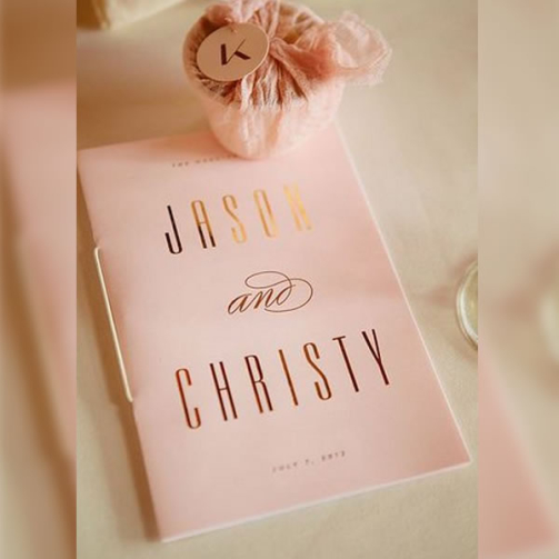 Wedding Programs