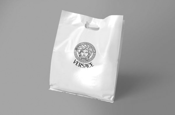 branded nylon bag