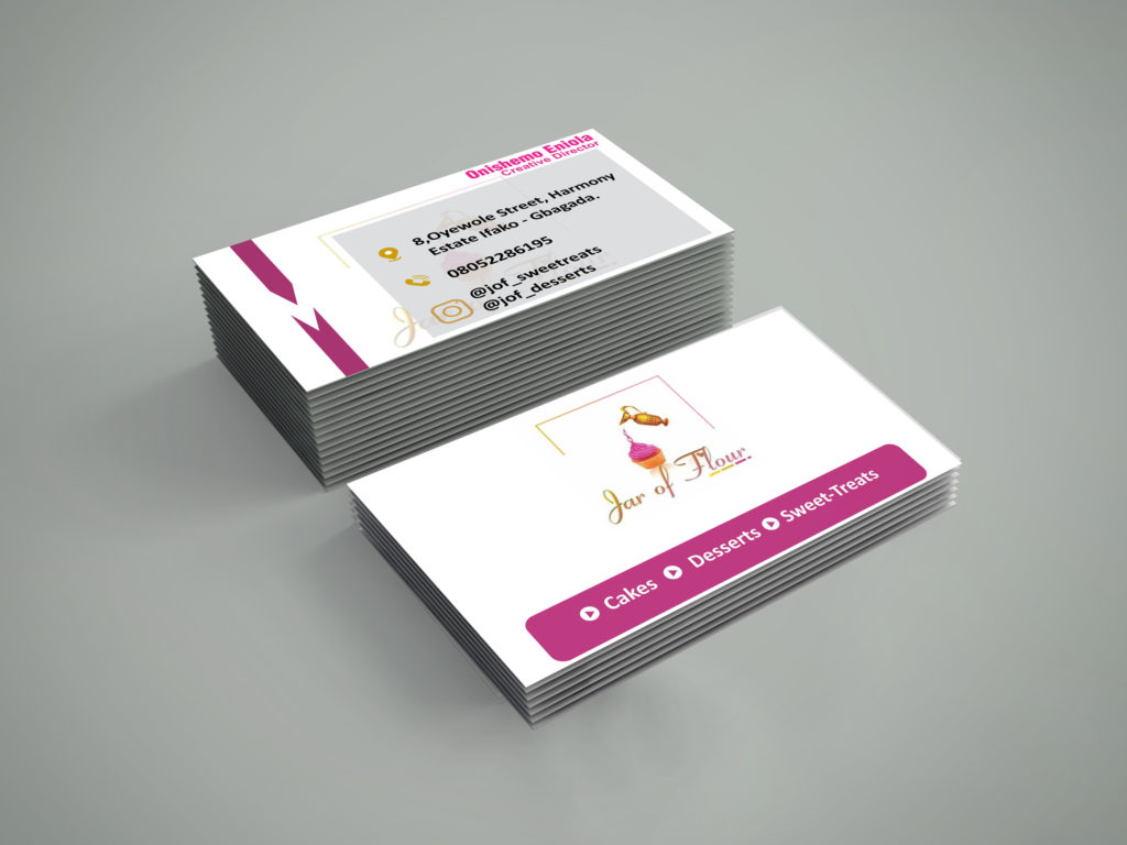 Design and Order Your Quality Two Sided Business Cards | Quikprint.ng