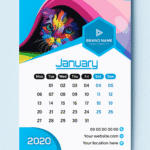 QP-A2 Wall Calendars-13 sheets