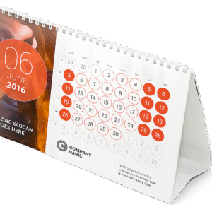 A5 Table Calendars (13 sheets)