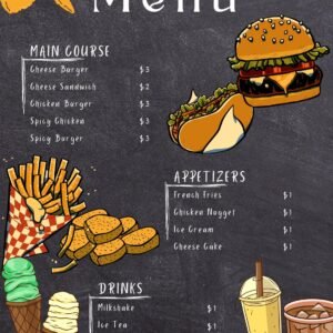 Food and Drink Menu