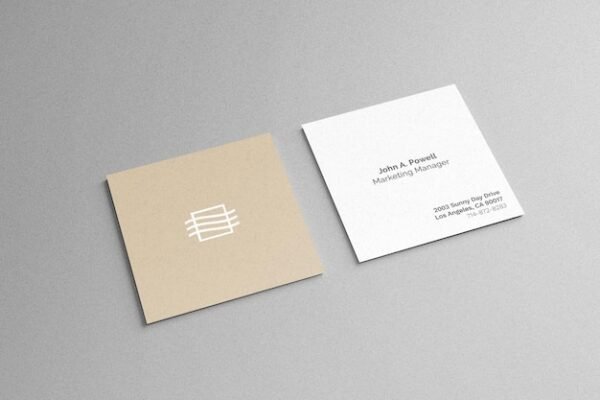 Square Business Cards (Double sided) - Image 4
